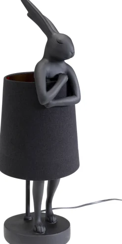 Tischleuchte Animal Rabbit Matt Schwarz 50cm