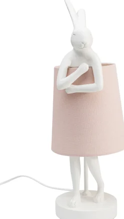 Tischleuchte Animal Rabbit Weiß/Rosa 50cm