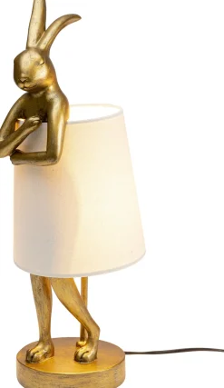 Tischleuchte Animal Rabbit Gold/Weiß 50cm