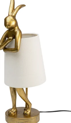 Tischleuchte Animal Rabbit Gold/Weiß 50cm