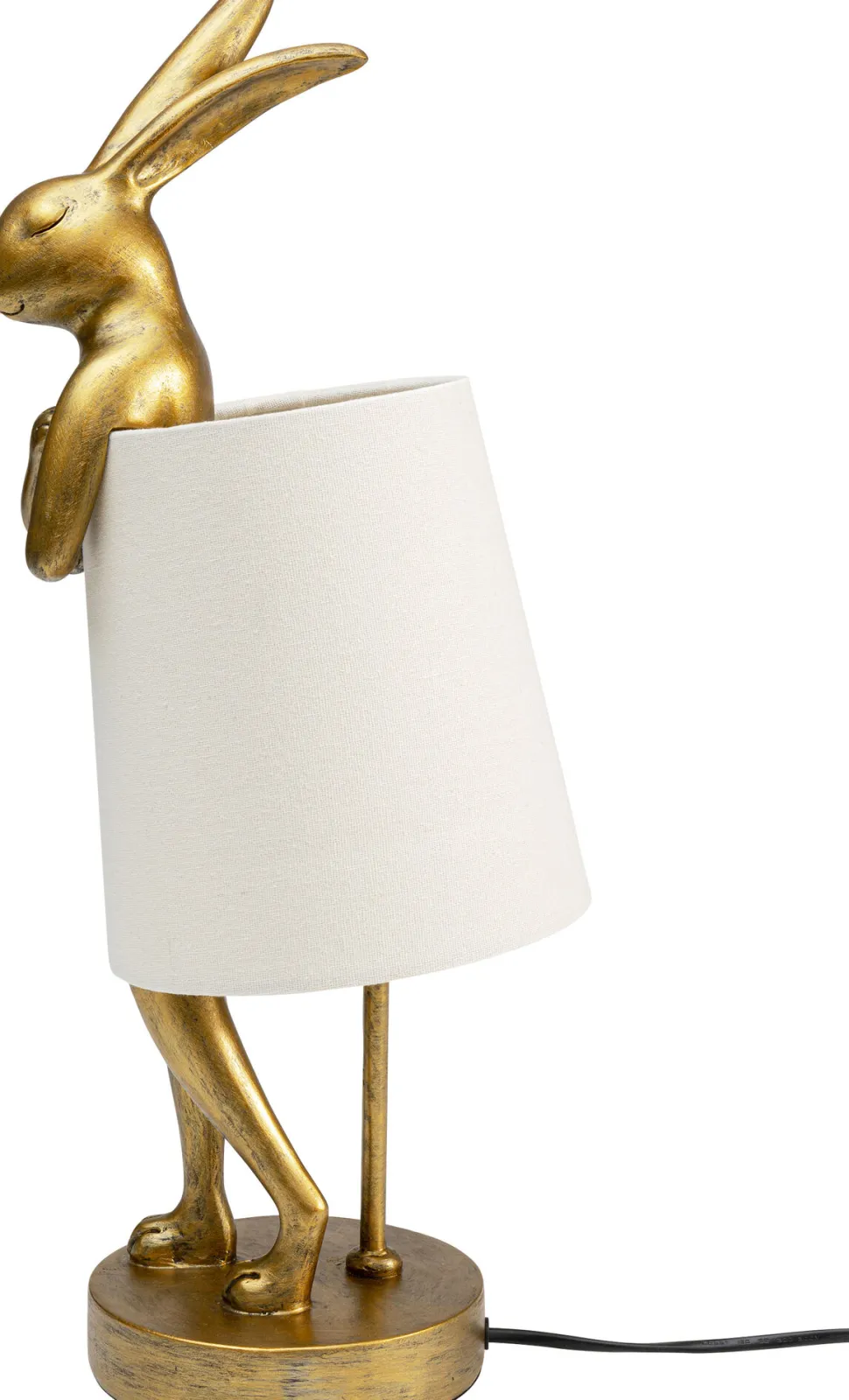Tischleuchte Animal Rabbit Gold/Weiß 50cm