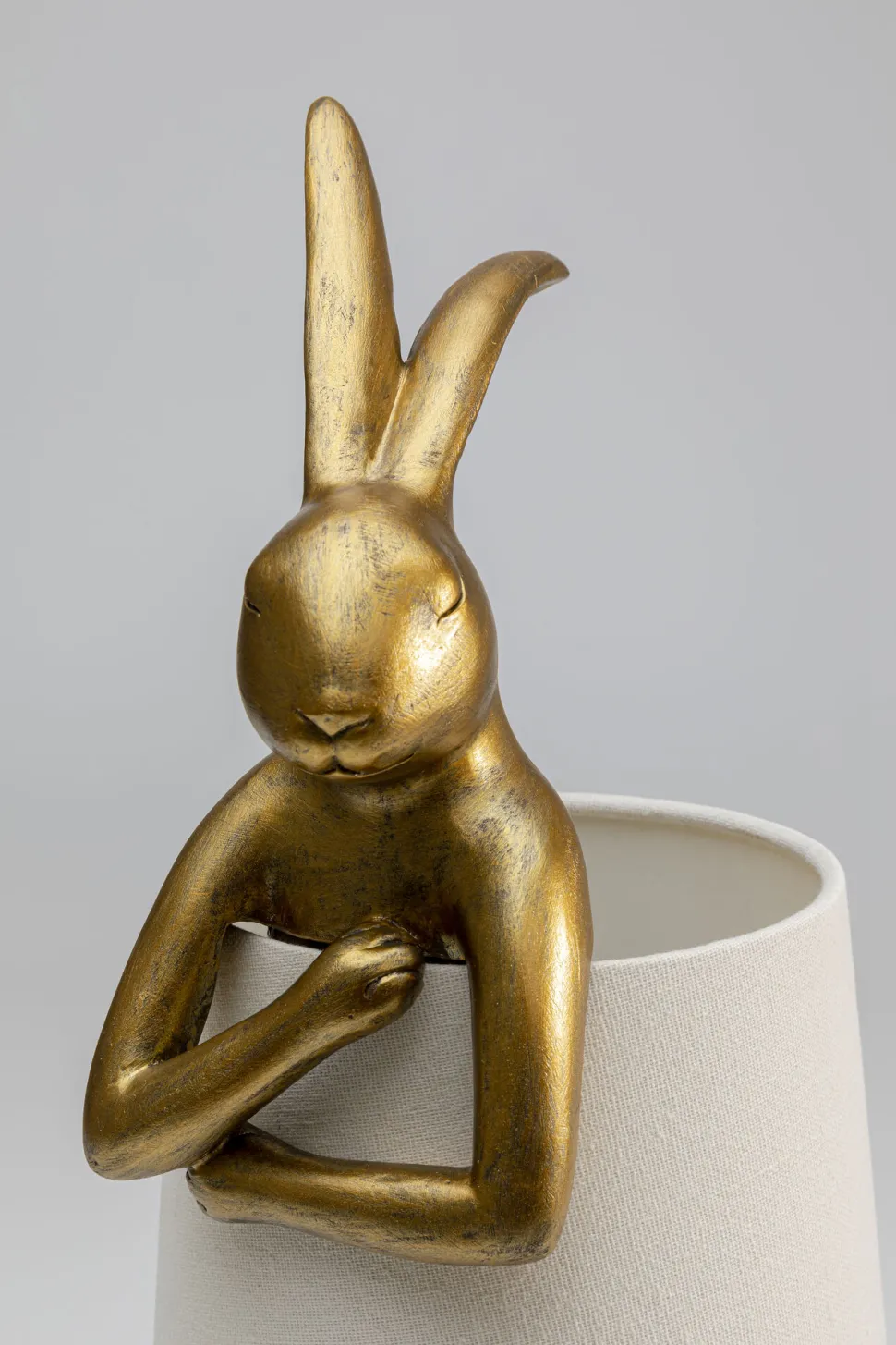 Tischleuchte Animal Rabbit Gold/Weiß 50cm