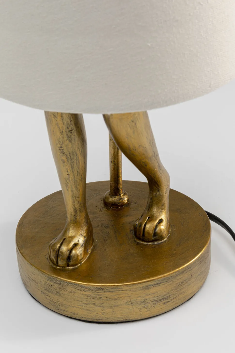 Tischleuchte Animal Rabbit Gold/Weiß 50cm