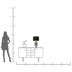 Tischleuchte Artistico 62cm