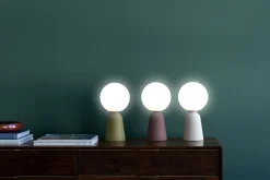 Tischleuchte Bollie Rot 33cm