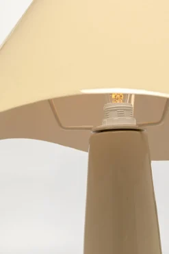 Tischleuchte Cloudy Rund Ecru 49cm