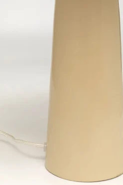 Tischleuchte Cloudy Rund Ecru 49cm