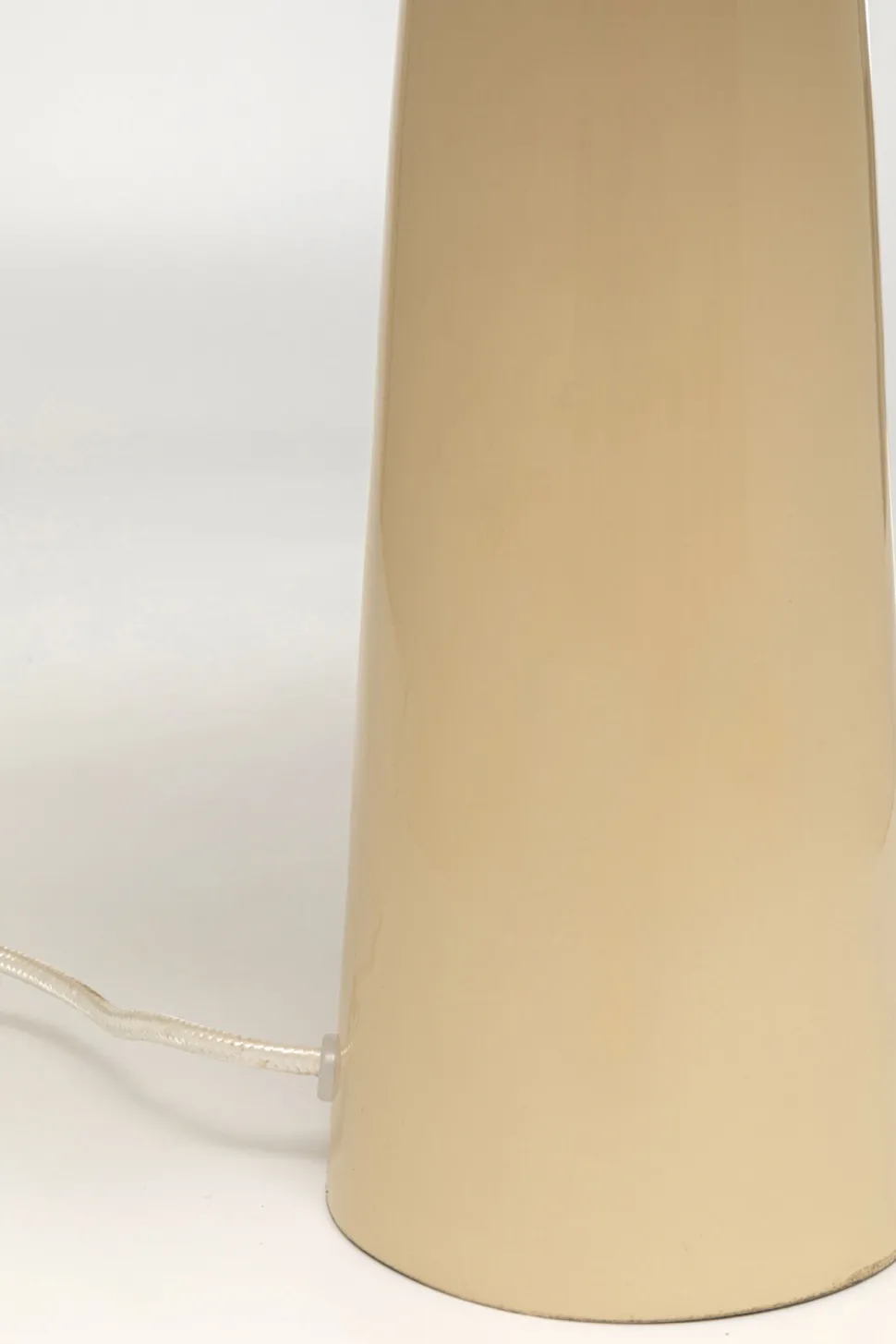 Tischleuchte Cloudy Rund Ecru 49cm