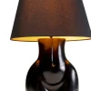 Tischleuchte Donna Schwarz 48cm