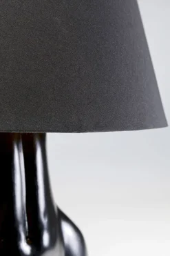 Tischleuchte Donna Schwarz 48cm