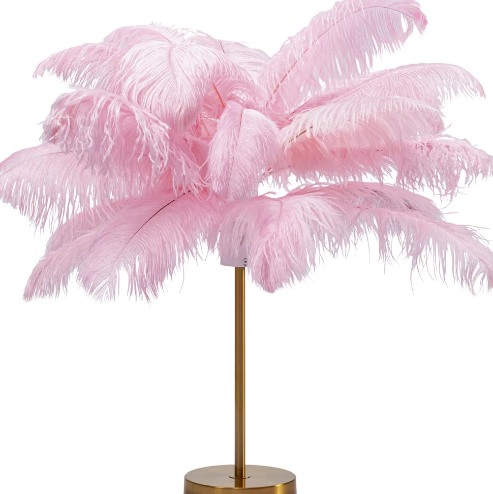 Tischleuchte Feather Palm Pink 60cm