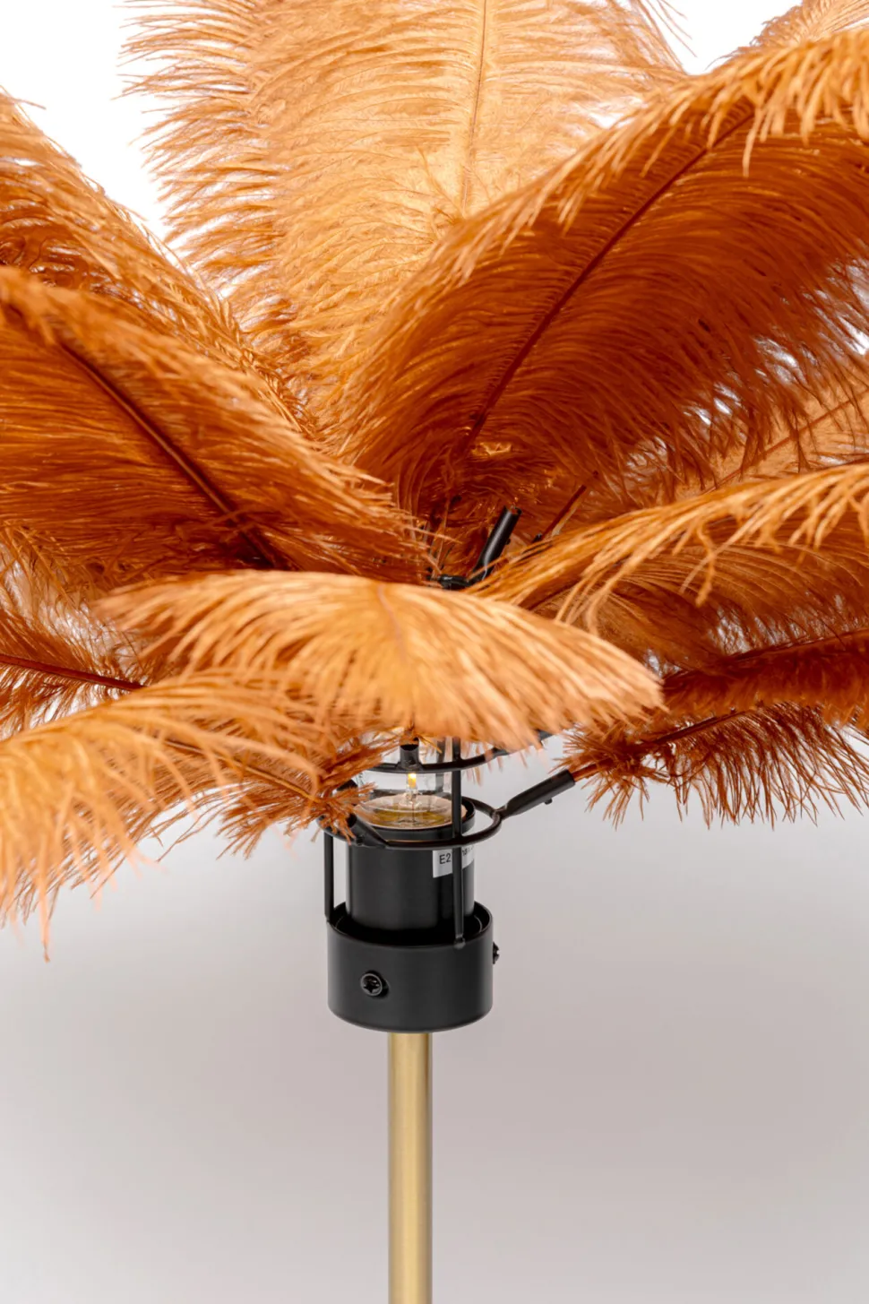 Tischleuchte Feather Palm Braun 60cm