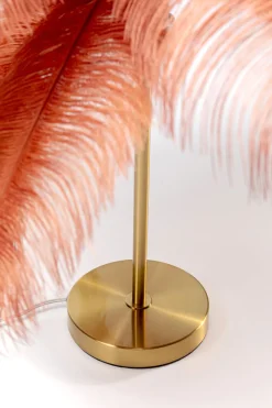 Tischleuchte Feather Palm Braun 60cm