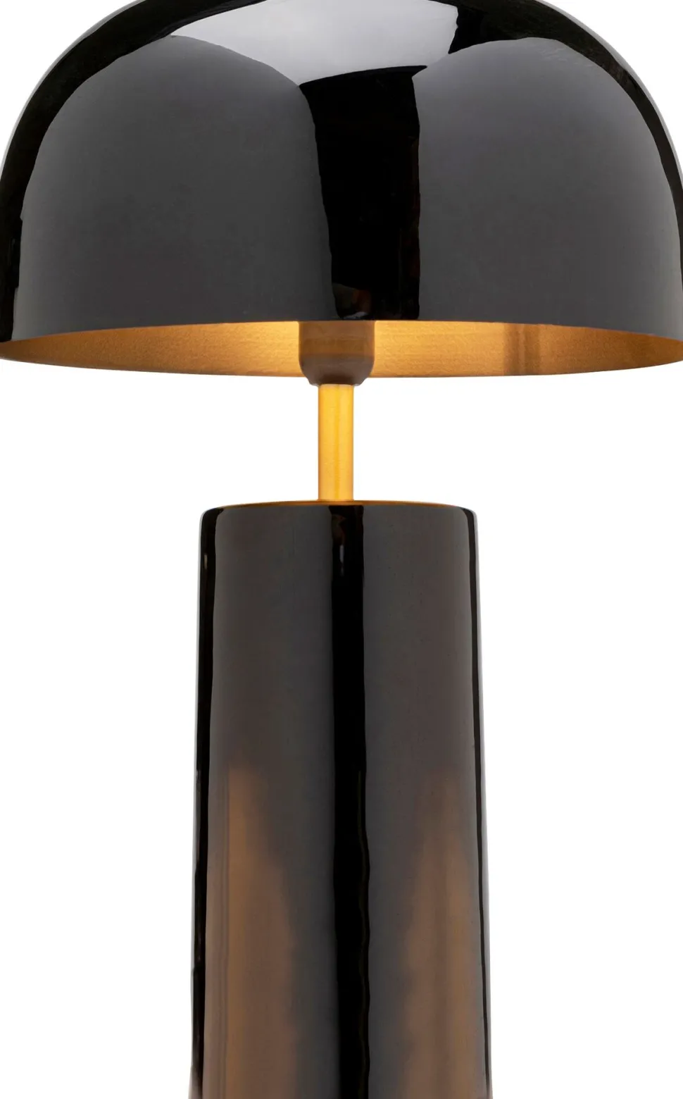 Tischleuchte Loungy Schwarz 38cm