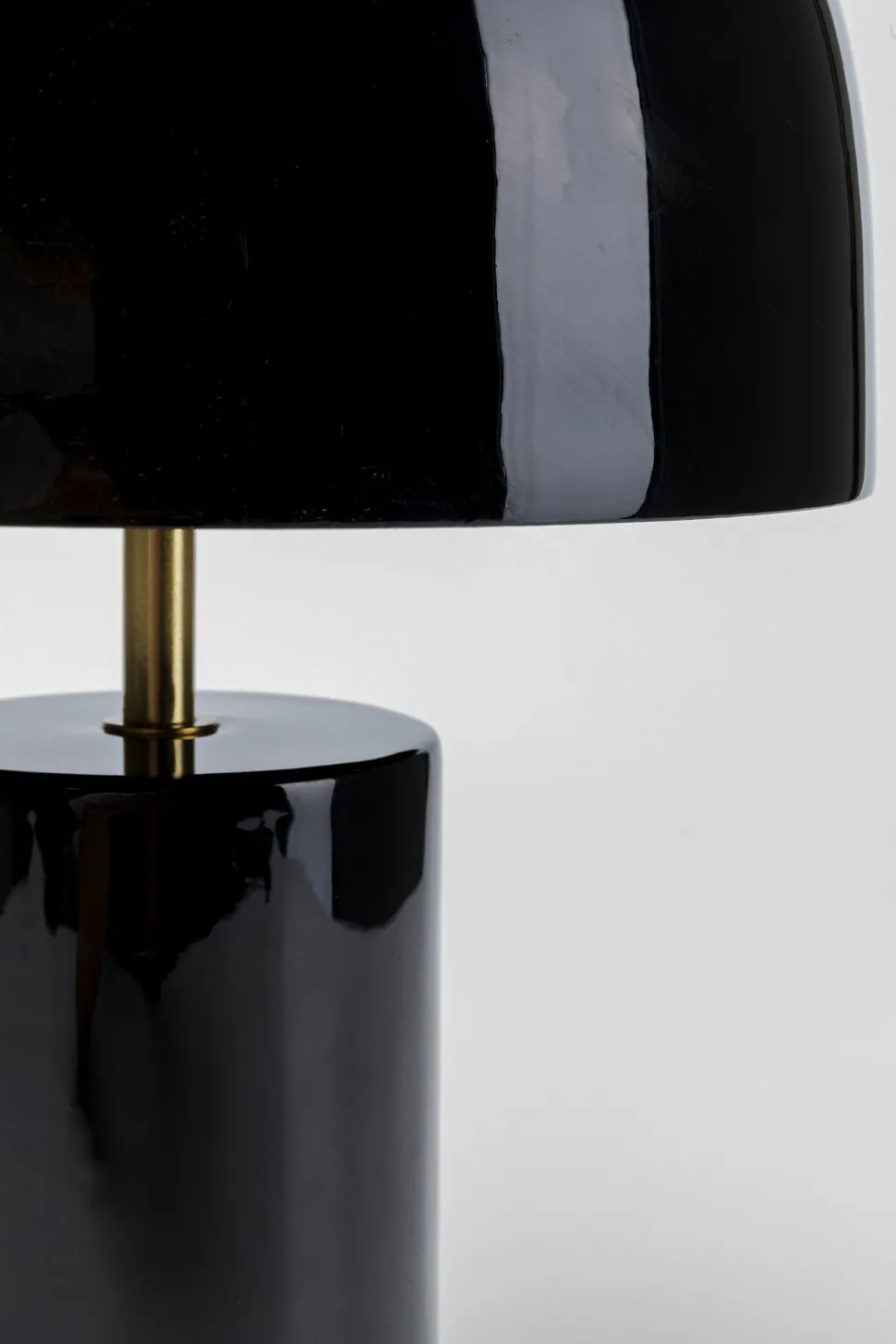 Tischleuchte Loungy Schwarz 38cm