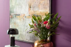 Tischleuchte Loungy Schwarz 38cm