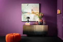 Tischleuchte Loungy Schwarz 38cm