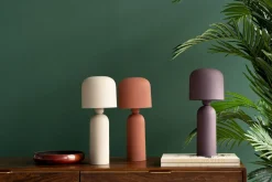 Tischleuchte Maya Violett 39cm