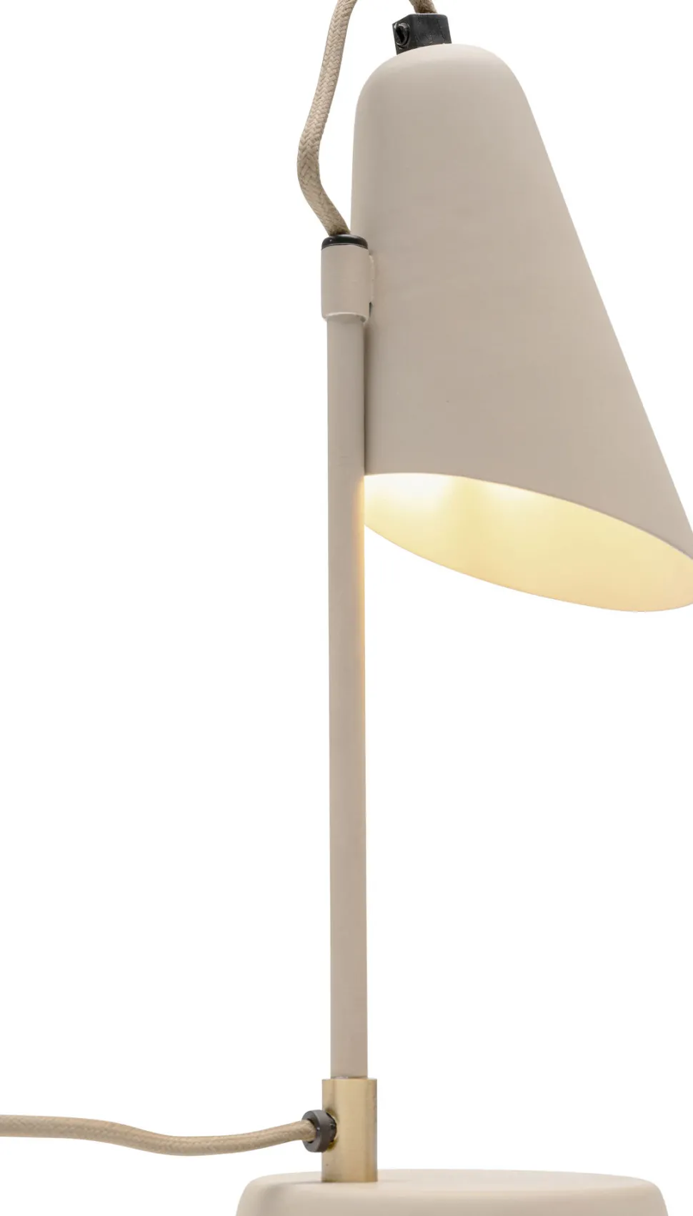 Tischleuchte Mira Beige 32cm