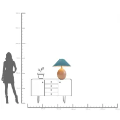 Tischleuchte Musa 64cm