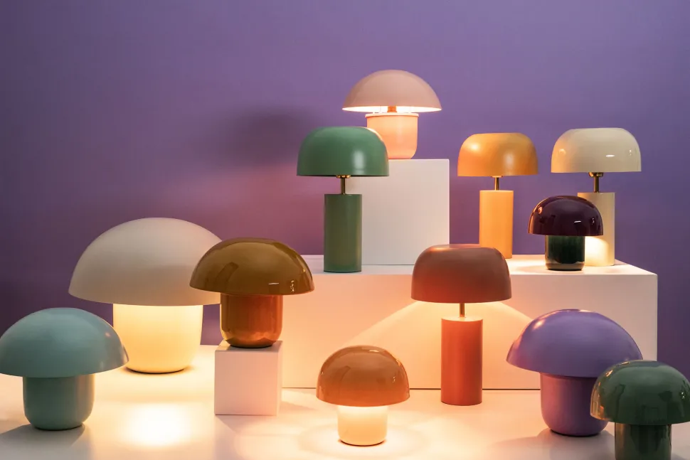 Tischleuchte Mushroom Duo Midnight 20cm