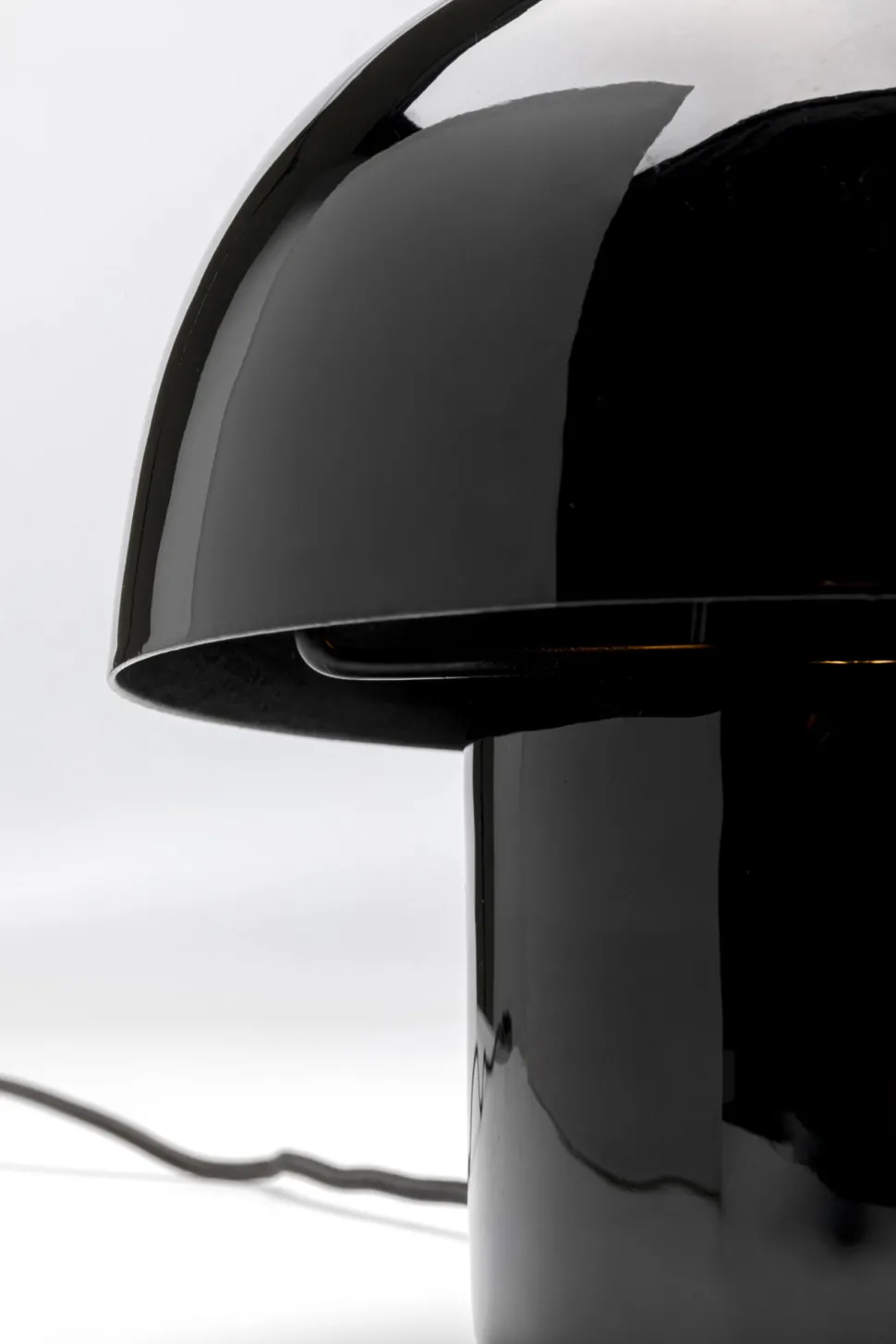 Tischleuchte Mushroom Schwarz 20cm