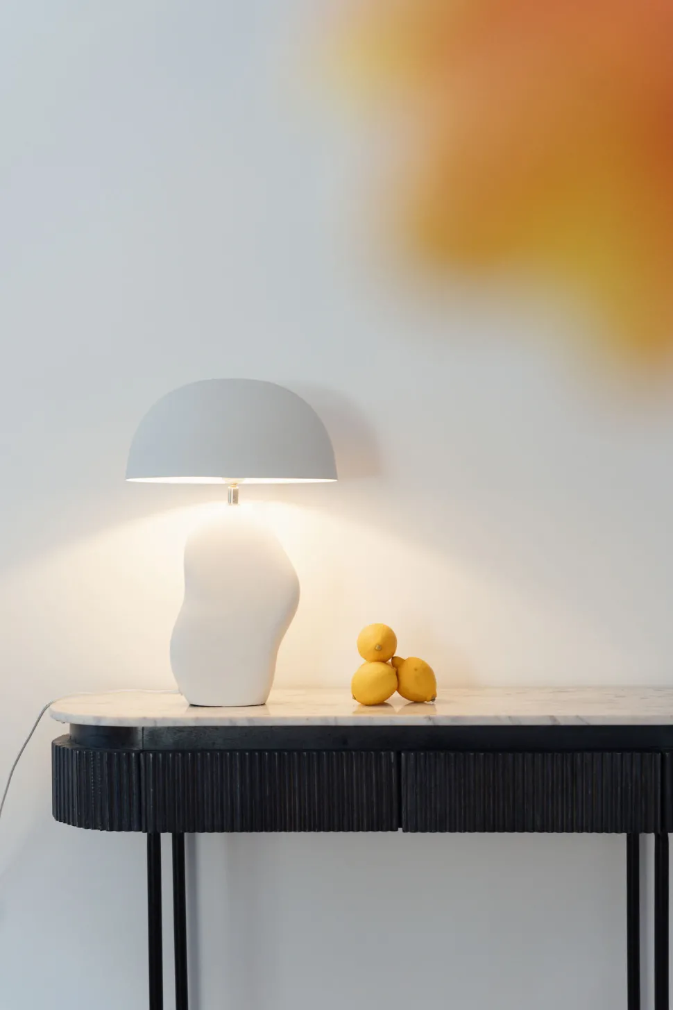 Tischleuchte Nube Weiß 48cm