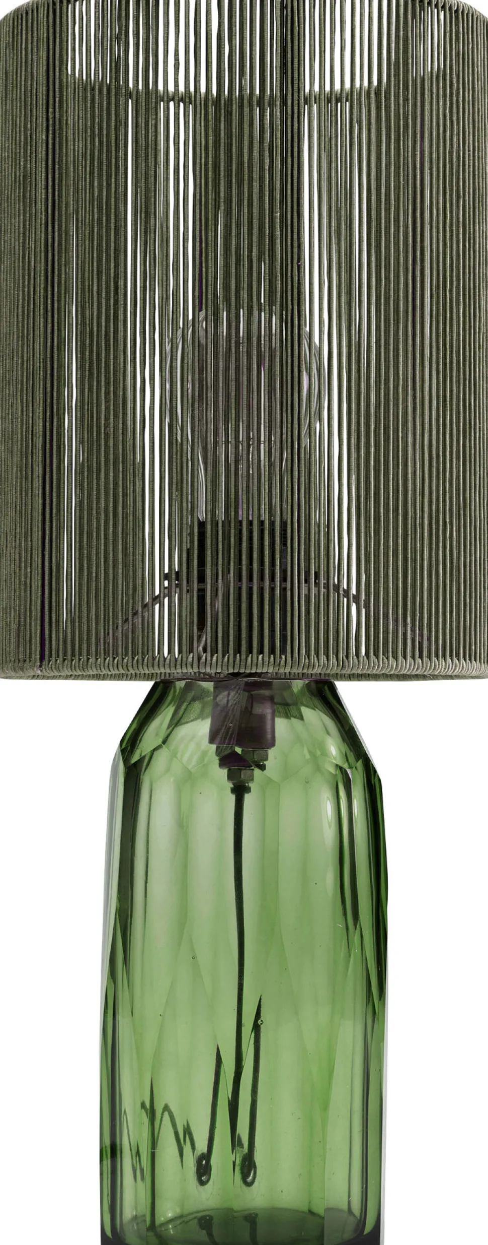 Tischleuchte Vecchio Grün 42cm