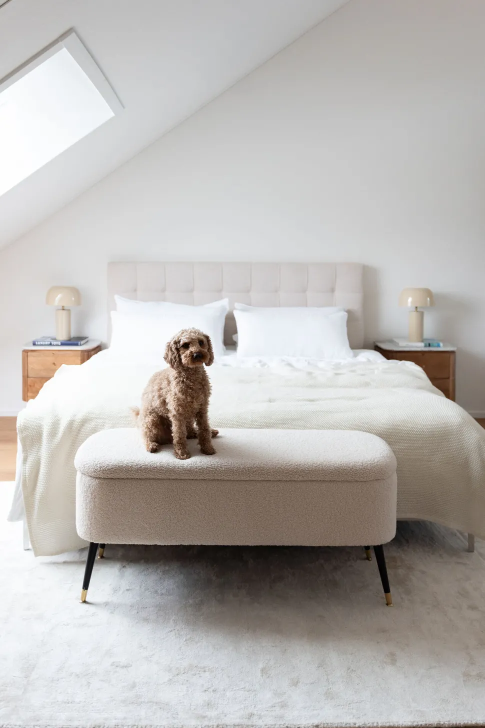 Truhenbank Rico Weiß