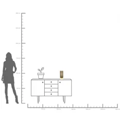 Vase Barfly Dark Green 25cm