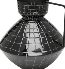 Vase Black Mesh Handle 29cm