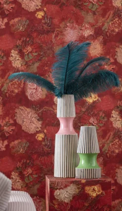 Vase Calabria Rosa 41cm