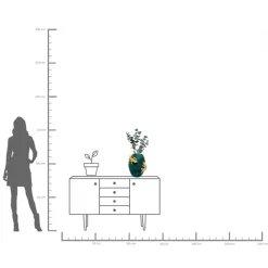 Vase Chameleon Jack Fruit 39