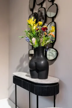 Vase Donna Schwarz 40cm