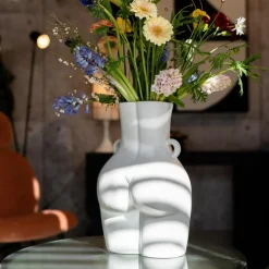 Vase Donna Weiß 40cm