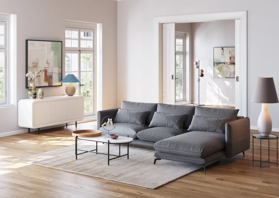 Vase Foglie Colore 40cm