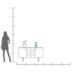 Vase Glow Grün 30cm