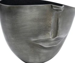 Vase Half Face Anthrazit 31cm