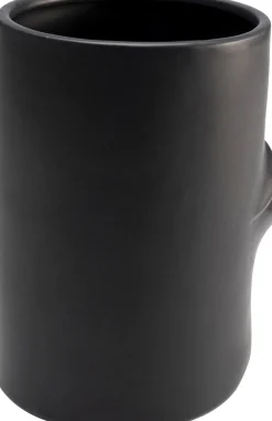 Vase Labbra Schwarz 22cm