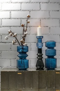 Vase Marvelous Duo Blau 42cm