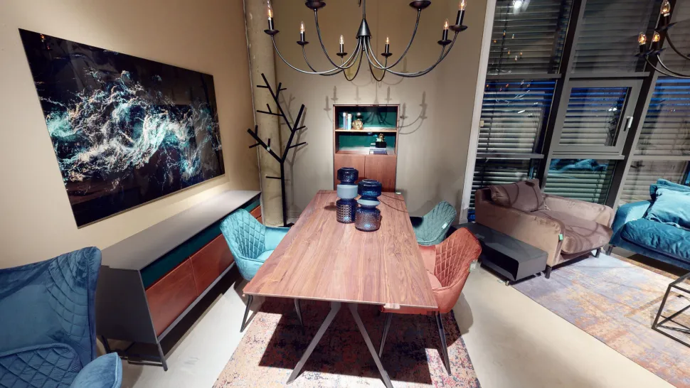 Vase Marvelous Duo Blau 42cm