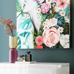 Vase Marvelous Duo Gelb Lila 38cm