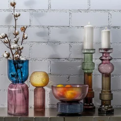 Vase Marvelous Duo Gelb Lila 31cm