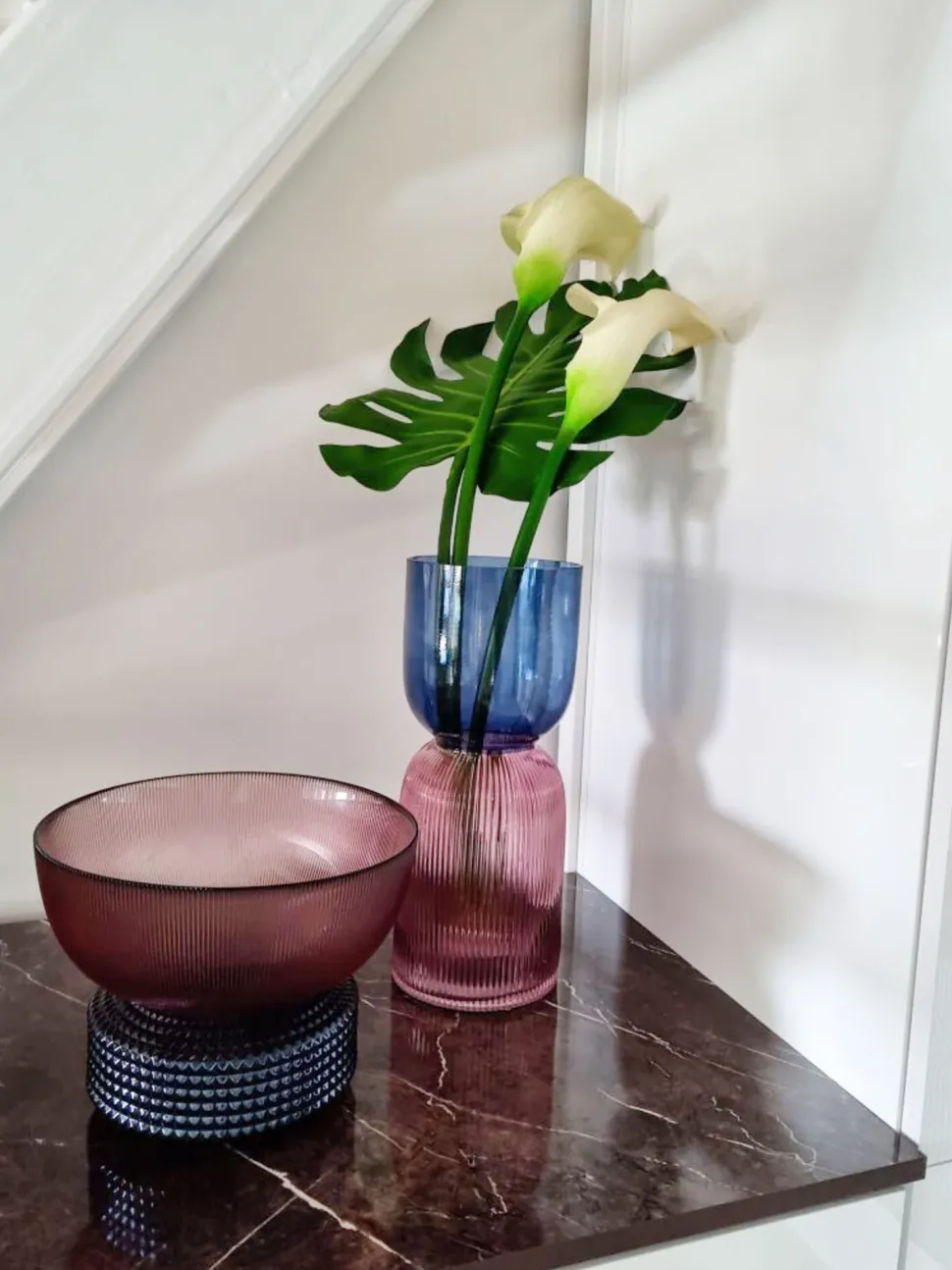 Vase Marvelous Duo Rot Blau 21