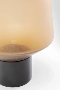 Vase Noble Ring Amber Matt 26cm