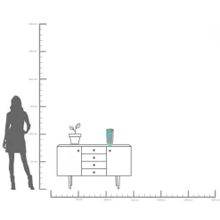 Vase Phenom Grün 33cm