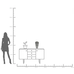 Vase Rose Multi Chrom Small