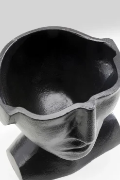 Vase Rostro Schwarz 17cm