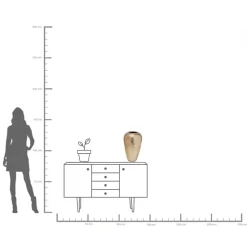 Vase Royal Gold 49cm