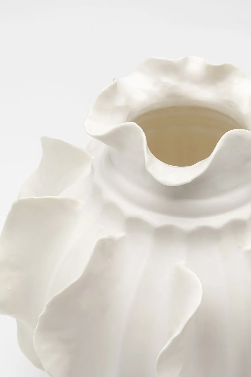 Vase Viento Weiß 23cm